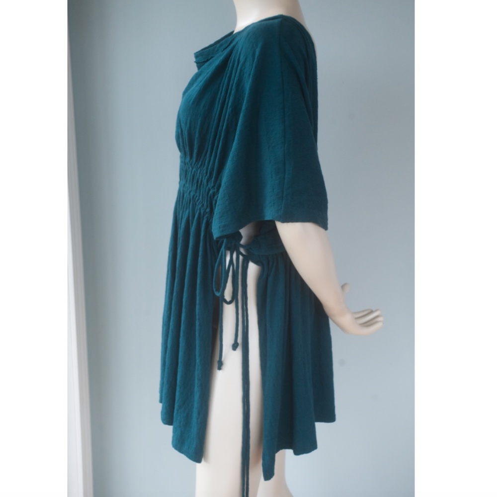 Free People Beach XS/S Teal Side Tie Swim Coverup - Picture 5 of 8